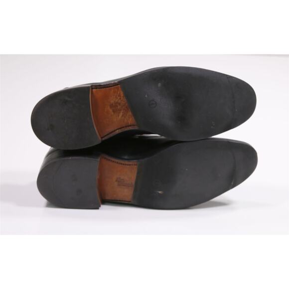 Allen Edmonds Glasgow Black Leather Penny Loafers 13 D - Picture 9 of 11